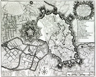 Plan von Lisle, 1736